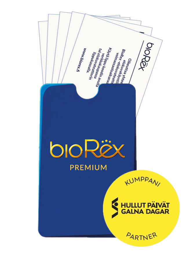 Premium Sarjaliput 4 kpl - BioRex Cinemas Oy